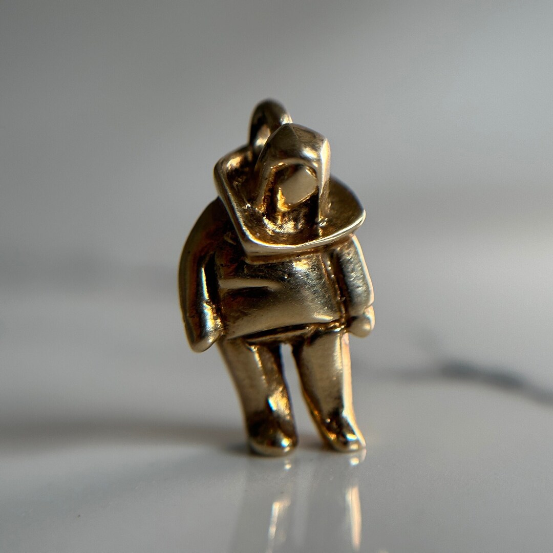 14KT Gold Inuit Charm/pendant Northern Canada Native People Etsy