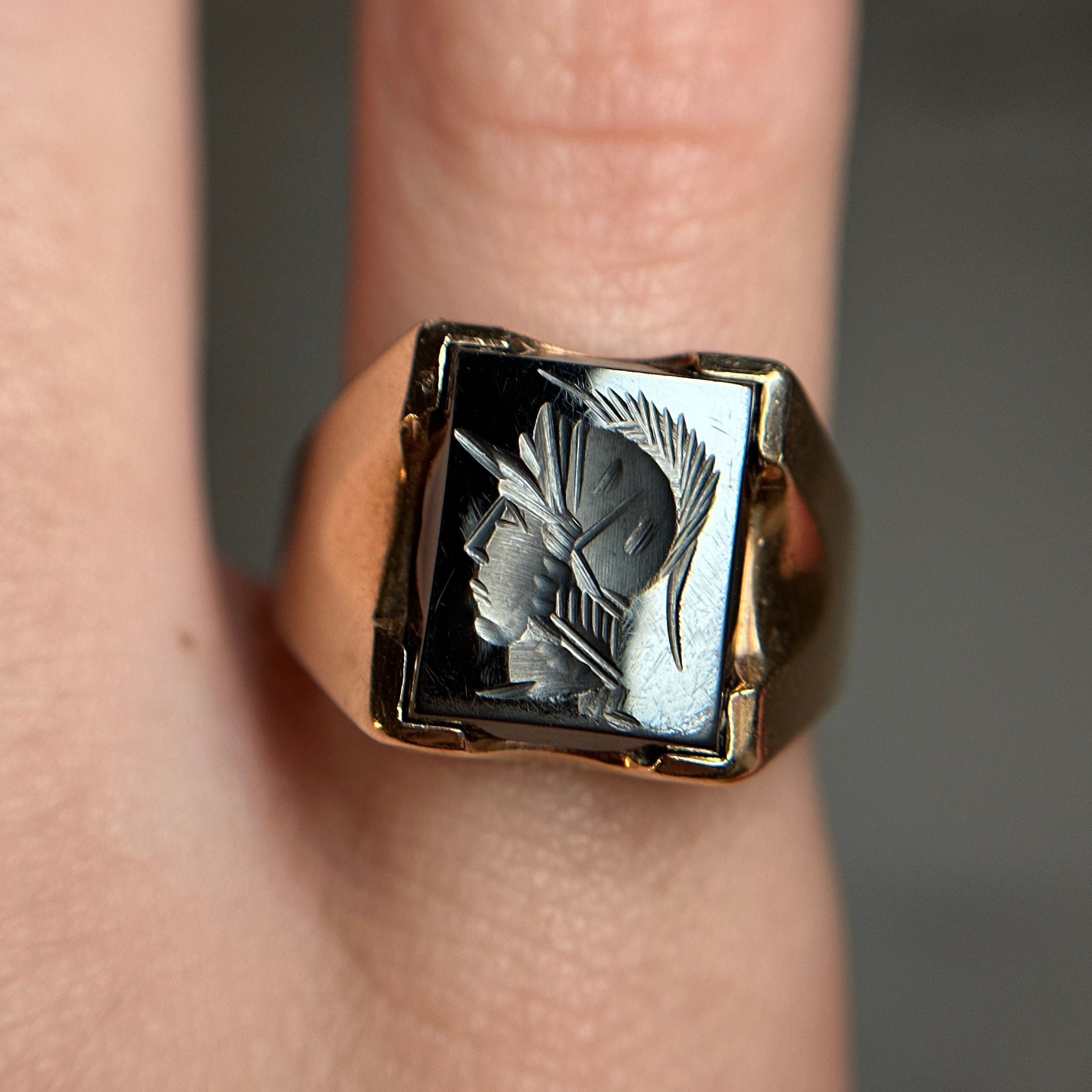 Antique roman soldier ring deals
