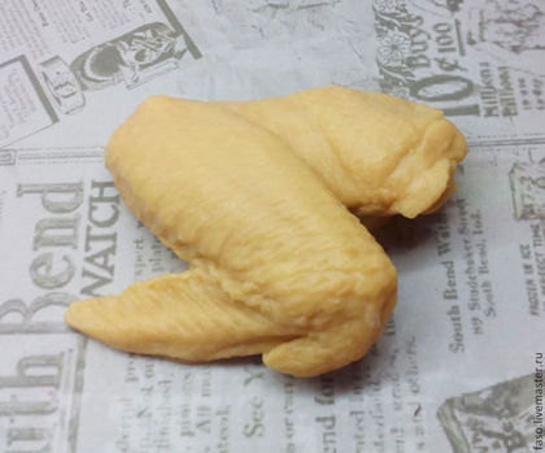 Silicone soap mold chicken wings
