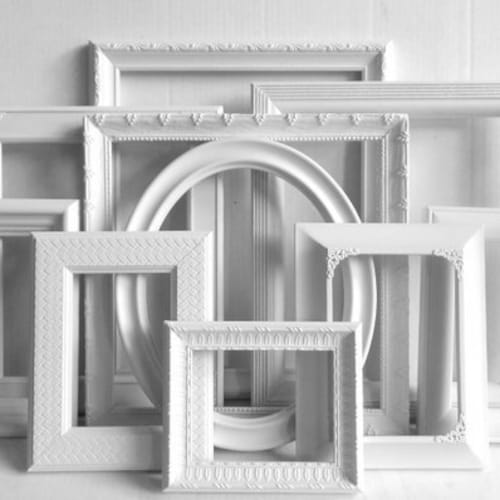 Cottage White PICTURE FRAME Set Ornate Farmhouse Nursery Etsy Canada