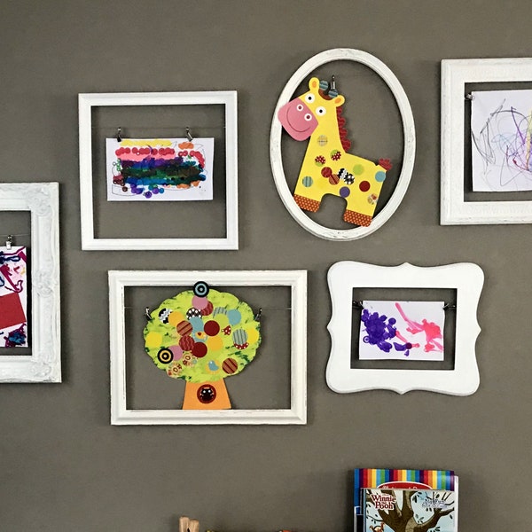 Kids Art Display Frame Etsy