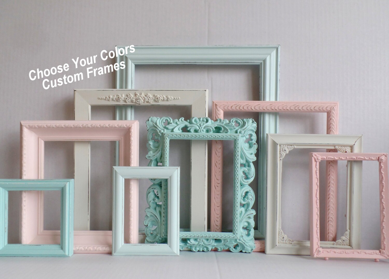 PICTURE FRAMES Custom Choose Your Colors Custom Frame Etsy
