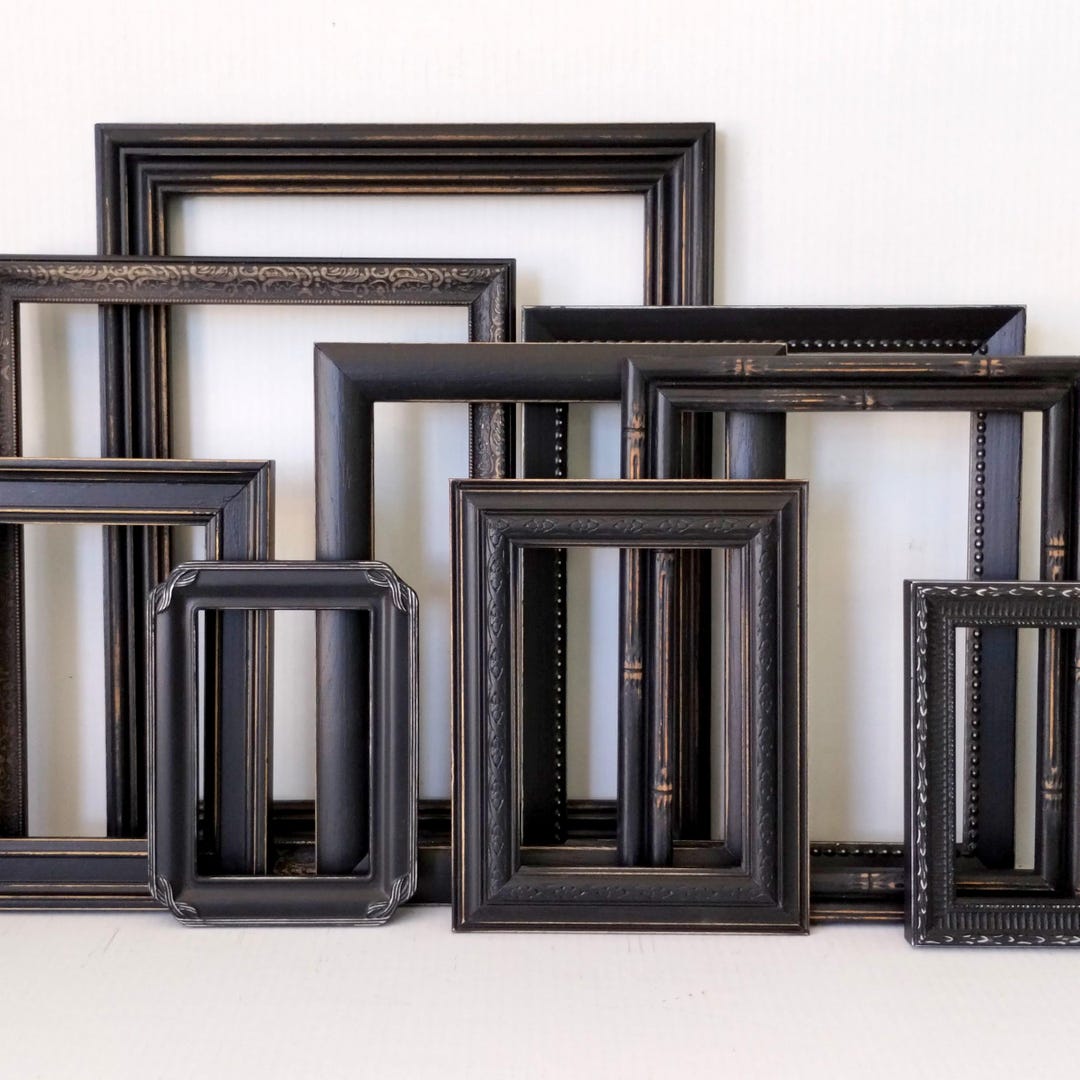 Photo inspiration: Black Picture Frames Set Vintage Ornate Gallery Wall Art Photo Inspiration