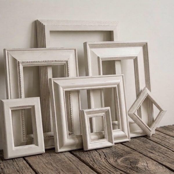 Rustic Farmhouse Picture Frame Set - Custom Color Gallery Wall