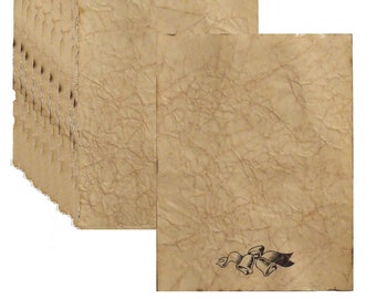 Christmas Bells - Antiqued Paper - 10 Sheets