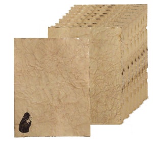 Sherlock Paper - Antiqued Sherlock Holmes Mystery Paper - 10 Sheets