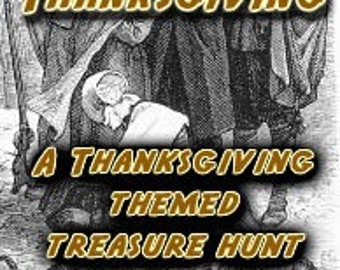 Pilgrim Thanksiving Themed Treasure Hunt