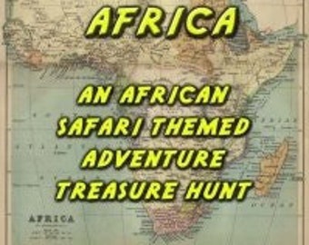 African Safari Themed Treasure Hunt - Lost in Africa