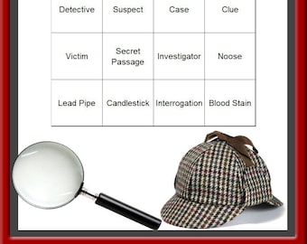 Mystery Themed Bingo Set