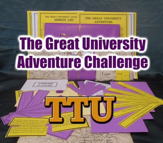 Scavenger Hunt Adventure Tennessee Tech University TTU the Great University  Adventure Challenge - Etsy