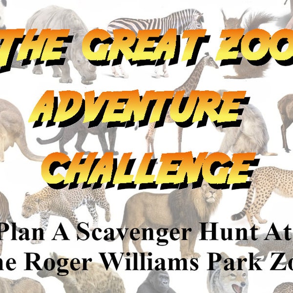 Roger Williams Park Zoo Scavenger Hunt - The Great Zoo Adventure Challenge