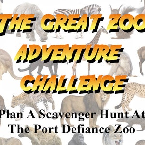 Scavenger Hunt - Point Defiance Zoo Adventure Hunt - The Great Zoo Adventure Hunt - Digital Download