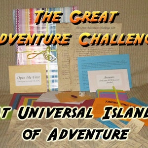 Scavenger Hunt Adventure - Universal Islands of Adventure - The Great Adventure Challenge