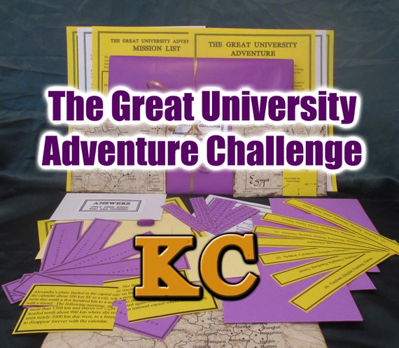Scavenger Hunt Adventure Knox College KC the Great University Adventure  Challenge - Etsy