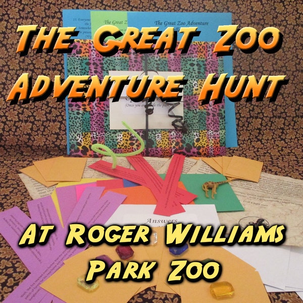 Scavenger Hunt - Roger Williams Park Zoo Adventure Hunt - The Great Zoo Adventure Hunt