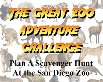 San Diego Zoo Scavenger Hunt - The Great Zoo Adventure Challenge