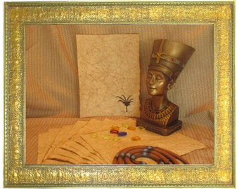 Egyptian Palm Paper - Antiqued Paper - 10 Sheets