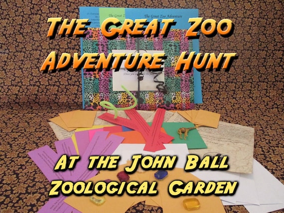 Scavenger Hunt John Ball Zoological Gardens Adventure Hunt Etsy