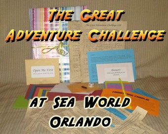 Scavenger Hunt Adventure - Sea World Orlando - The Great Adventure Challenge
