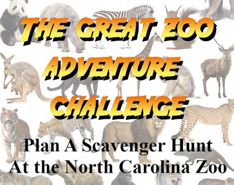 North Carolina Zoo Scavenger Hunt - The Great Zoo Adventure Challenge