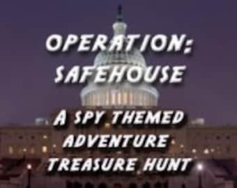 Spy Themed Treasure Hunt - Operation Safehouse