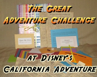Scavenger Hunt Adventure - Disney's California Adventure - The Great Adventure Challenge