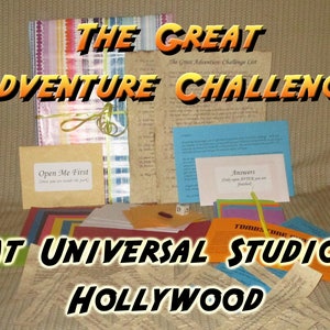 Scavenger Hunt Adventure - Universal Studios Hollywood - The Great Adventure Challenge