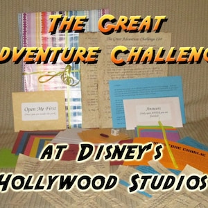 Scavenger Hunt Adventure Disney's Hollywood Studios Park The Great Adventure Challenge image 1