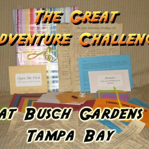 Scavenger Hunt Adventure - Busch Gardens Tampa Bay - The Great Adventure Challenge