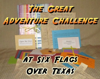 Scavenger Hunt Adventure - Six Flags Over Texas, Arlington - The Great Adventure Challenge