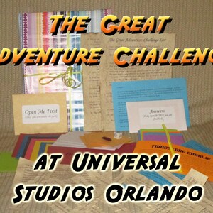 Scavenger Hunt Adventure - Universal Orlando - The Great Adventure Challenge