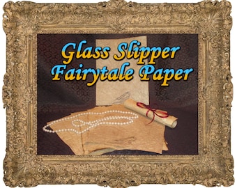 Cinderella's Glass Slipper - Fairytale Paper - 10 Sheets
