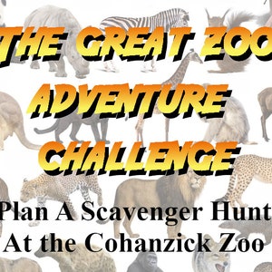 Cohanzick Zoo Adventure Hunt - Scavenger Hunt - The Great Zoo Adventure Hunt