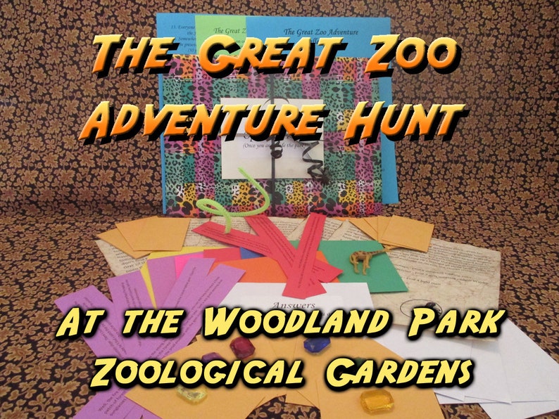 Scavenger Hunt Woodland Park Zoological Gardens Adventure Hunt The Great Zoo Adventure Hunt image 1