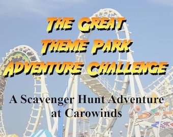 Carowinds Scavenger Hunt – Theme Park Adventure Challenge (Digital Download)