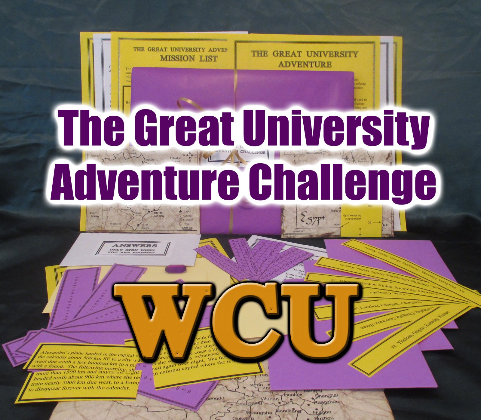 Scavenger Hunt Adventure West Chester University WCU the Great University  Adventure Challenge - Etsy