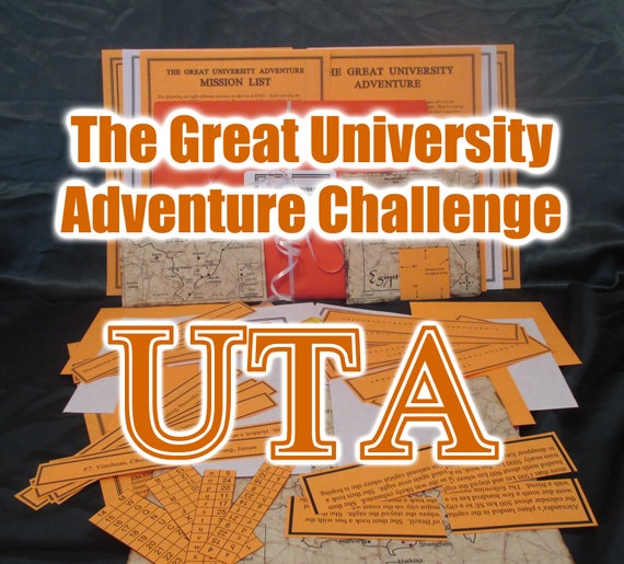 Scavenger Hunt Adventure University of Texas Austin UTA the Great  University Adventure Challenge - Etsy