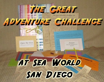 Scavenger Hunt Adventure - Sea World San Diego - The Great Adventure Challenge