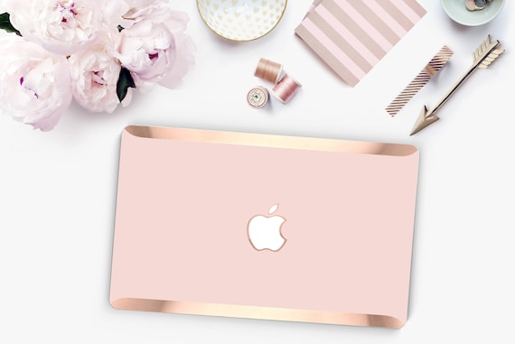 rose gold vinyl apple laptop cover rose gold vinyl apple laptop cover