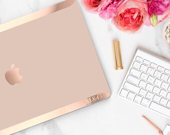 Rose Gold Permanent Embossed-Up Letters and Monogram (Rose Gold Area) - Touch of Personality and glamour - Platinum Edition