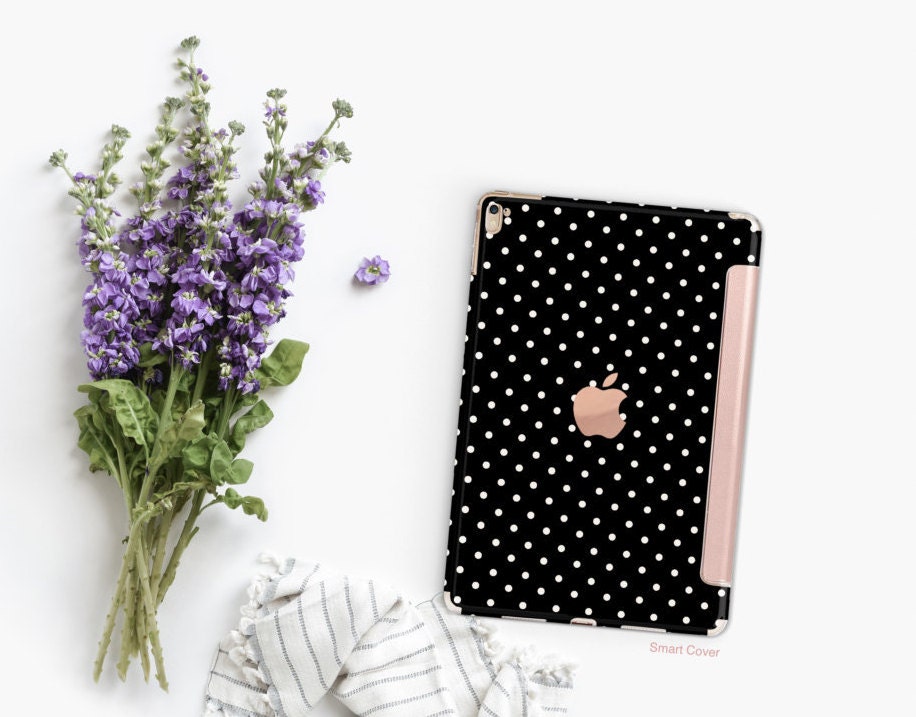 Small Polka With Rose Gold Smart Cover Hard Case for Ipad . . - Etsy