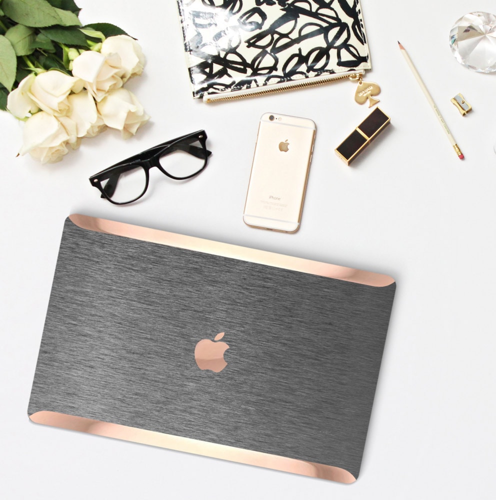 Platinum Edition Macbook Pro 13 Case Brushed Steel Macbook Etsy