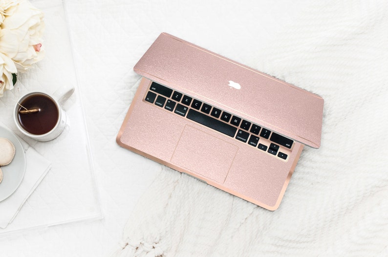 Pink Sparkle Shimmer Glitter . Macbook Air Case Laptop Case Etsy
