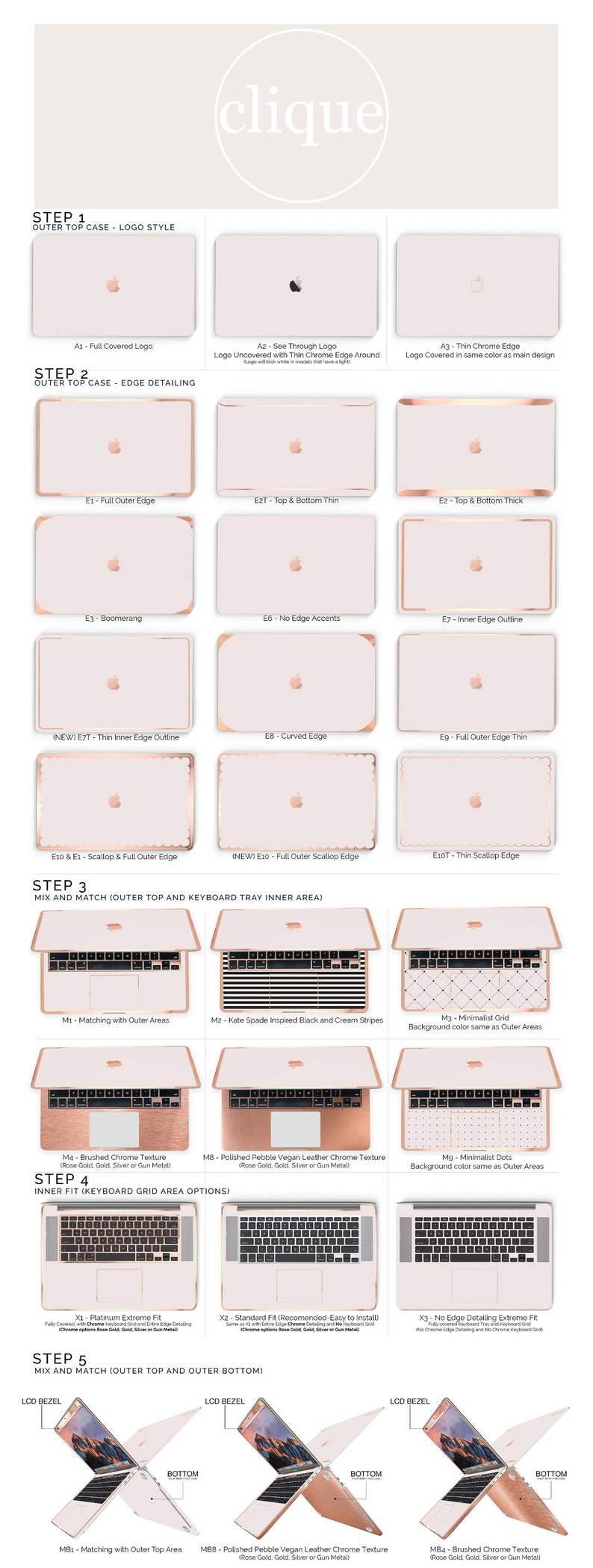 Macbook Air 13 A2337 Sophisticated Terracotta Crocodile and Thin Rose Gold Accents Macbook Hard Case Hand-Made Macbook Case A2337