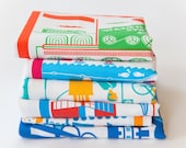 Three London tea towels of your choice | Illustrated tea towels |