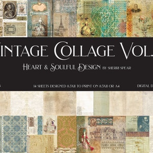 VINTAGE COLLAGE Vol. 2/Digital Downloads/Journal Papers