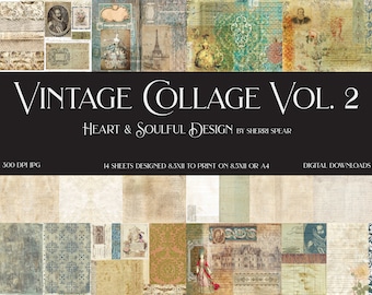 VINTAGE COLLAGE Vol. 2/Digital Downloads/Journal Papers