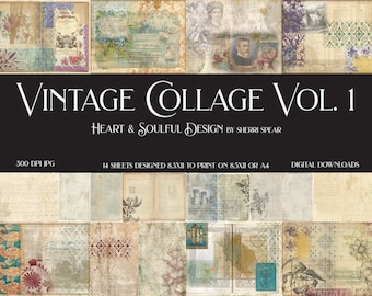 VINTAGE COLLAGE Vol. 1/Digital Downloads/Journal Papers