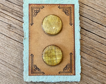 Handmade Shank Style Buttons from Recycled Materials Item# B2-004