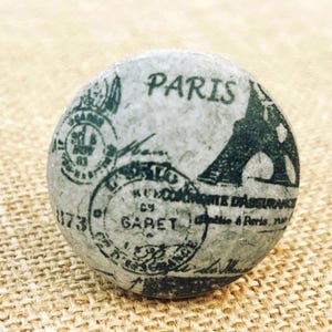 Paris Antique Stone Style Knob, Drawer Pull, Hardware, Cabinet Hardware, Stone Knob, Cement Knob